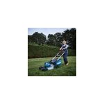 Tondeuse sans fil avec batterie 36v - largeur de coupe 46 cm - hauteur de coupe 25  75 mm - bac 60l ...