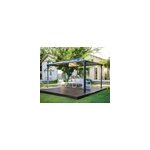 Tonnelle autoportante aluminium et toit polycarbonate canopia by palram martinique 4, 3 x 2, 95 m