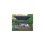 Tonnelle autoportante aluminium et toit polycarbonate canopia by palram milano 3 x 4, 3 m