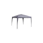 Tonnelle autoportante acier et toit polyester hesp�ride easy up ardoise 3 x 3 m