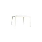 Tonnelle autoportante acier et toit polythylne suhali blanche 3 x 3 m