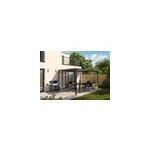 Tonnelle autoportante aluminium et toit polycarbonate hespéride belize graphite 3 x 3, 8 m Tonnelle autoportante aluminium et toit polycarbonate hespéride belize graphite 3 x 3, 8 m
