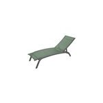Transat bonao coloris olive et graphite hespride l. 171 cm