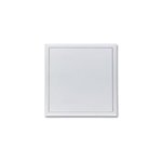 Trappe de visite acier laqué blanc 20 x 20 cm placo ; Trappe de visite acier laqué blanc 20 x 20 cm placo ;