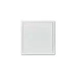 Trappe de visite acier laqu blanc 30 x 30 cm placo ;
