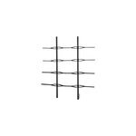 Treillis pour jardini�re lechuza trio cottage noir 40