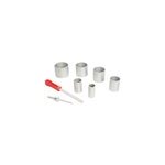 Tr�pan rev�tement carbure hexagonal �35, 45, 54, 68, 73 et 85 mm universel - 6 pi�ces