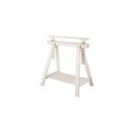 Tréteau architecte blanc l. 70 x l. 70 x h. 98 cm, charge max. 200 kg Tréteau architecte blanc l. 70 x l. 70 x h. 98 cm, charge max. 200 kg