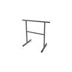 Trteau fixe en mtal poxy cqfd solid anthracite h. 74 cm