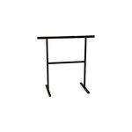 Trteau fixe en mtal poxy cqfd solid noir h. 74 cm