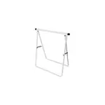 Trteau pliant en mtal poxy cqfd slide blanc h. 76 cm