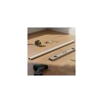 Tringle de penderie m�tal blanc �2, 5 x 100 cm