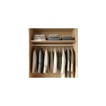 Tringle de penderie m�tal blanc �2, 5 x 150 cm