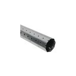 Tube octogonal 60 l. 2, 00 m acier protecta