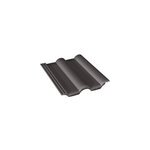 Tuile double romane noir terre cuite Tuile double romane noir terre cuite