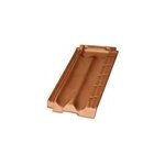 Tuile marseille pv14 rouge - fa�ti�re 1 / 2 ronde - avendis