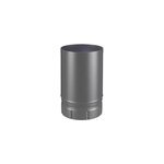 Tuyau de poêle à bois émaillé gris 250 mm ø 150 mm Tuyau de poêle à bois émaillé gris 250 mm ø 150 mm