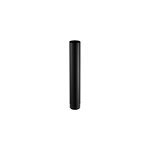 Tuyau de pole  bois maill noir mat 1 m 150 mm poujoulat