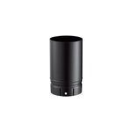 Tuyau de pole  bois maill noir mat 250 mm  130 mm poujoulat