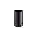 Tuyau de pole  bois maill noir mat 250 mm  150 mm poujoulat