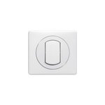 Interrupteur ou va - et - vient legrand 0 991 61 avec plaque celiane coloris blanc 10 a