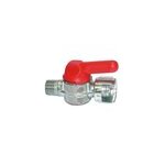 Vanne pour compresseur 1 / 4 gaz mâle mecafer rouge Vanne pour compresseur 1 / 4 gaz mâle mecafer rouge