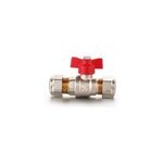 Vanne  sphre raccords bicnes 14 mm diall