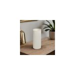 Vase en c�ramique blanc h. 20, 2 x �8, 2 cm, jby creation