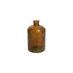 Vase dcoratif en verre recycl nuxia bleu 5l - l. 18 x h. 31 x 18 cm