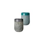 Vase haut galway terre cuite gris h. 60 cm deroma