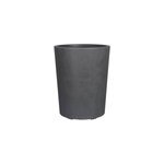 Vase plastique gris anthracite 53 cm deroma avec r�serve d'eau