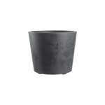 Vase plastique gris anthracite 59 cm deroma avec rserve d'eau