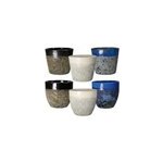 Vase seaside en terre cuite maille artisanale diamtre 28cm deroma
