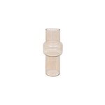 Vase en verre cylindrique ella rose clair h. 30cm atmosphera