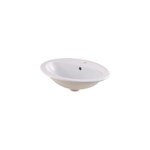 Vasque  encastrer cramique goodhome turso blanc nf