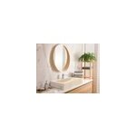 Vasque � poser rectangulaire travertin ivoire casa linea edith