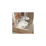 Vasque à poser ronde en céramique terrazzo Ø35 x h. 12 cm, galedo Vasque à poser ronde en céramique terrazzo Ø35 x h. 12 cm, galedo