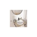 Vasque semi - encastrée ronde céramique blanc carla Vasque semi - encastrée ronde céramique blanc carla