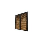 Ventelles aluminium mobiles pour pergola bioclimatique 219 x 280 cm