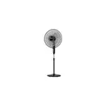 Ventilateur sur pied noir - 40cm 45w 3 vitesses - taurus alpatec bergen 16cr