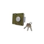 Verrou � bouton canon de 25 mm + 3 cl�s incluses