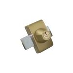 Verrou à bouton sans vis bronze ø23 mm / 45 mm abus Verrou à bouton sans vis bronze ø23 mm / 45 mm abus