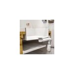 Vidage de lavabo universel avec tubulure extra - plate, siphon dport, prises valentin