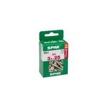 Vis à bois tête ronde wirox spax torx a9j 3, 5x25mm - 100 pièces Vis à bois tête ronde wirox spax torx a9j 3, 5x25mm - 100 pièces