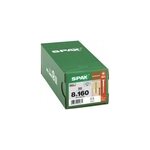 Vis de charpente t�te ronde spax wirox 8 x 160 mm filetage partiel - 50 pi�ces