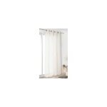 Voilage en lin linder l. 145 x h. 260 cm beige ivoire Voilage en lin linder l. 145 x h. 260 cm beige ivoire