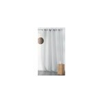 Voilage en lin linder l. 145 x h. 260 cm gris perle Voilage en lin linder l. 145 x h. 260 cm gris perle