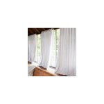 Voilage tamisant � illets effet lin howley blanc l. 260 x l. 300cm goodhome