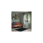 Voilage tamisant � illets effet tiss� kymbe vert clair l. 260 x l. 140cm goodhome