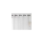 Voilage vronica l. 140 x h. 240 cm blanc